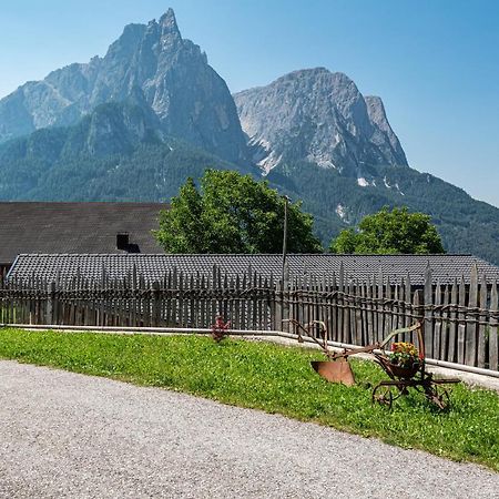 Schildberghof Panorama Daire Siusi Dış mekan fotoğraf