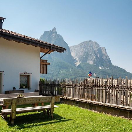 Schildberghof Panorama Daire Siusi Dış mekan fotoğraf